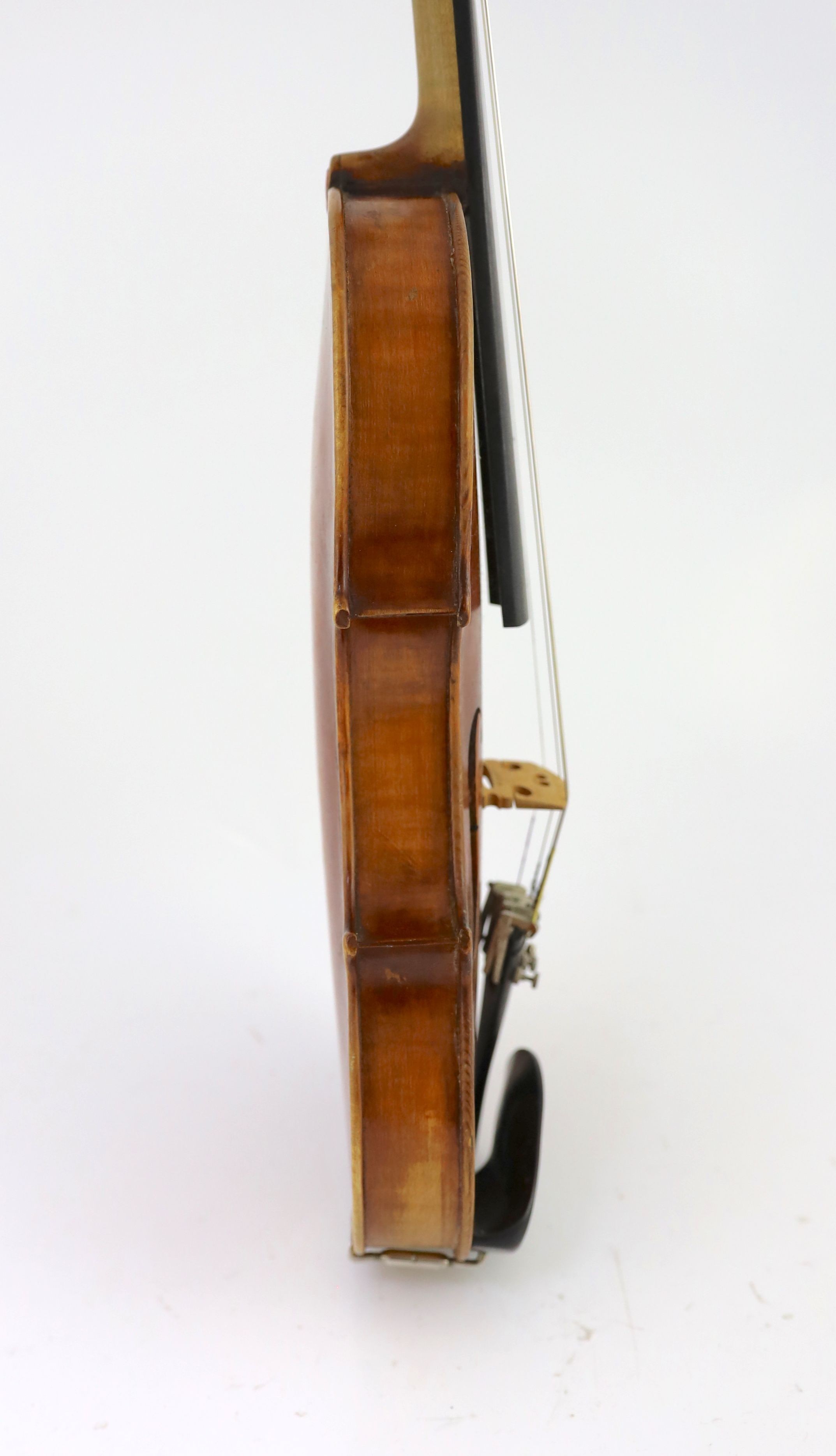 A Giuseppe Fiorini violin, with label